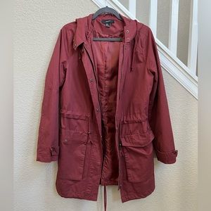 F21 Red Utility Jacket